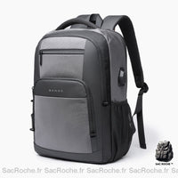 Découvrir le modèle Gris Sac à dos Urbain Bange Milo - modèle Gris - Sac Roche ™