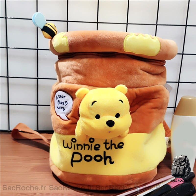 Sac À Dos Winnie Lourson Peluche Enfant