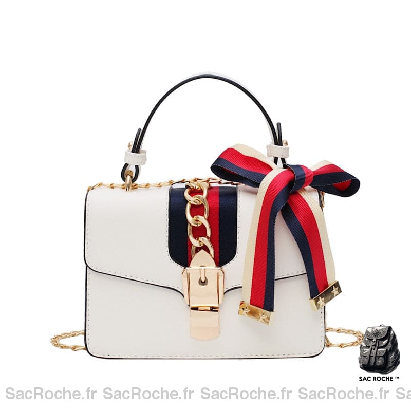 Sac À Main Femme Cartable Petit Blanc Main Femme