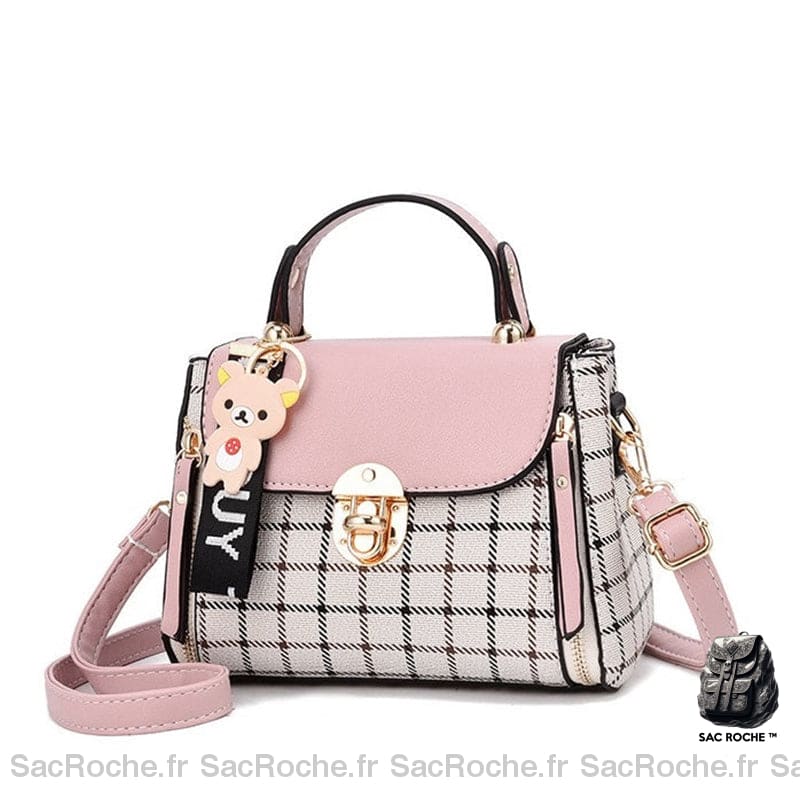 Sac À Main Ours En Peluche Rose Main Femme