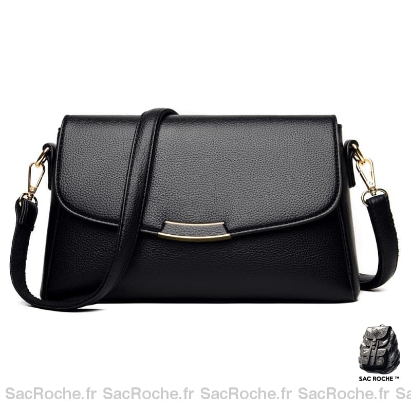 Sac Bandoulière Femme Sobre Petit Noir Sac À Main Femme