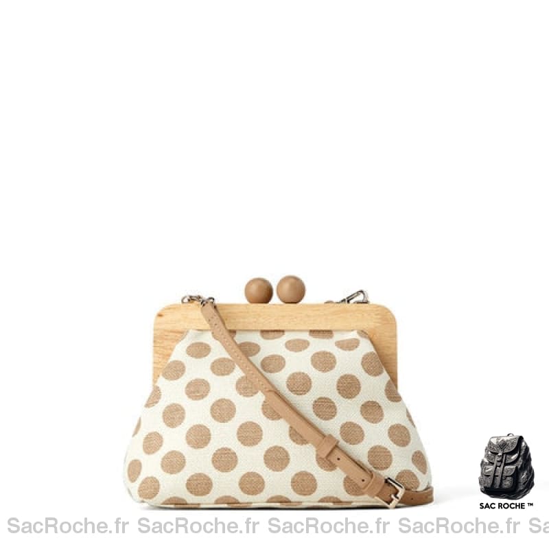 Sac Bandoulière Pois Petit Sac À Main Femme