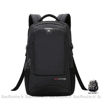 Sac Dos Collège Ergonomique Noir Sac À