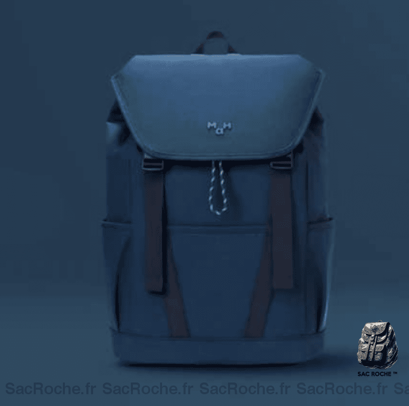 Sac à dos ergonomique étanche grande capacité bleu