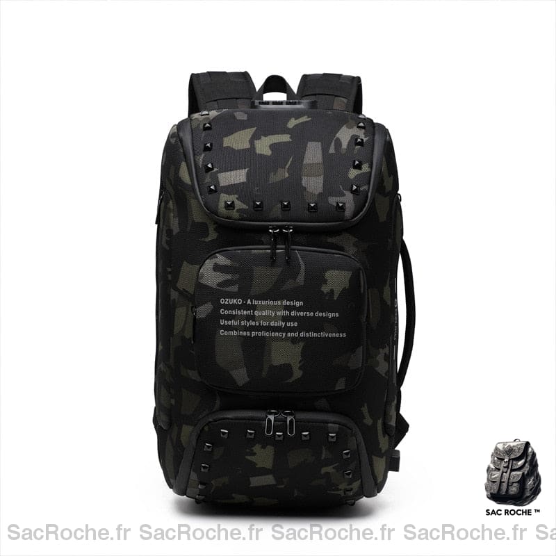 Sac Dos Informatique Camo Armée Sac À Ordinateur