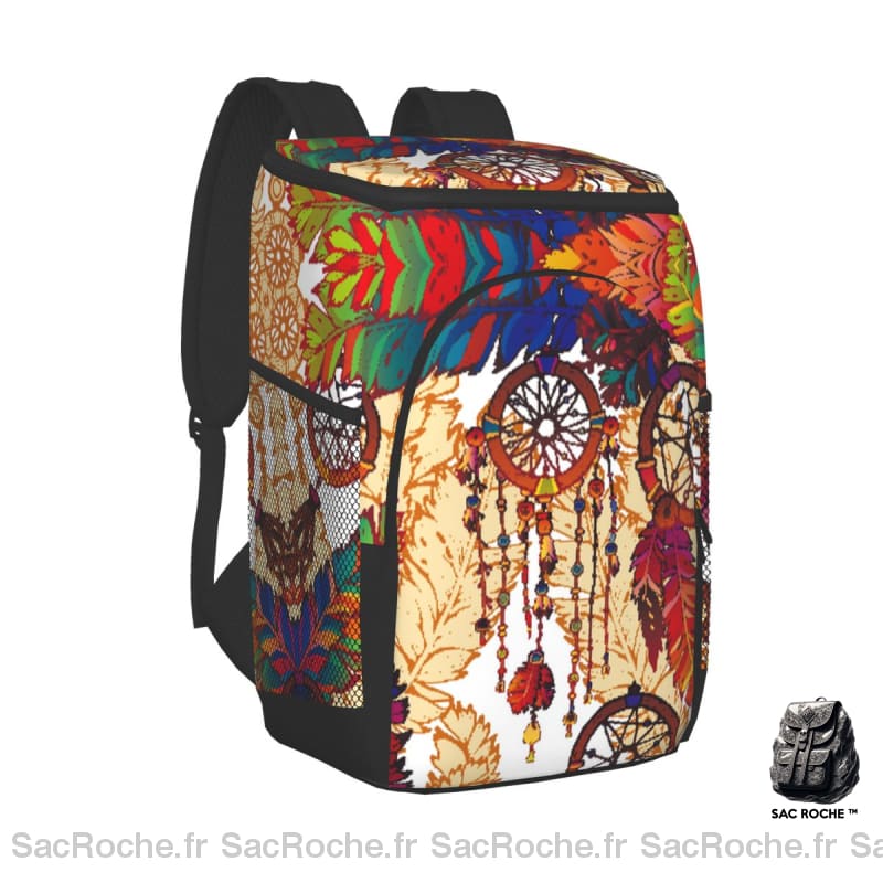 Sac à dos isotherme motif attrape-rêve - Sac Sac d'épaule