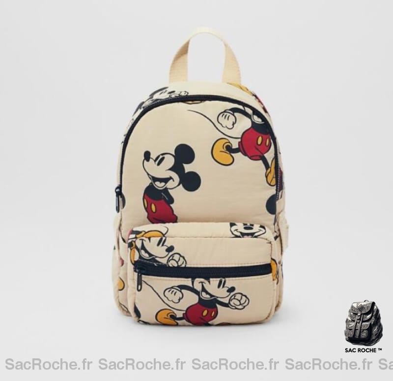 Sac Dos Mickey Mouse Blanc À Enfant