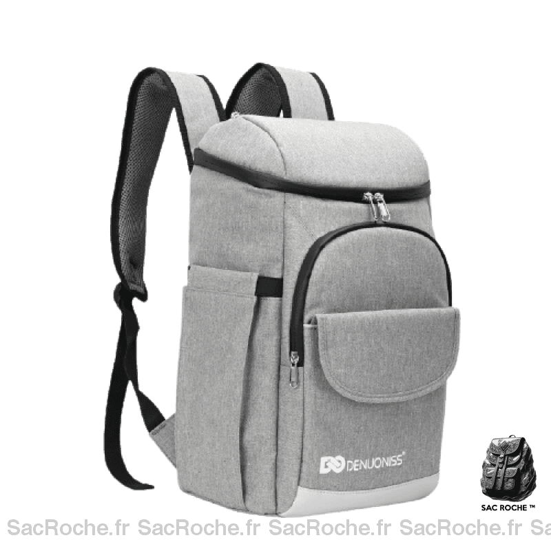 Sac Isotherme Gris 18L À Dos Isotherme