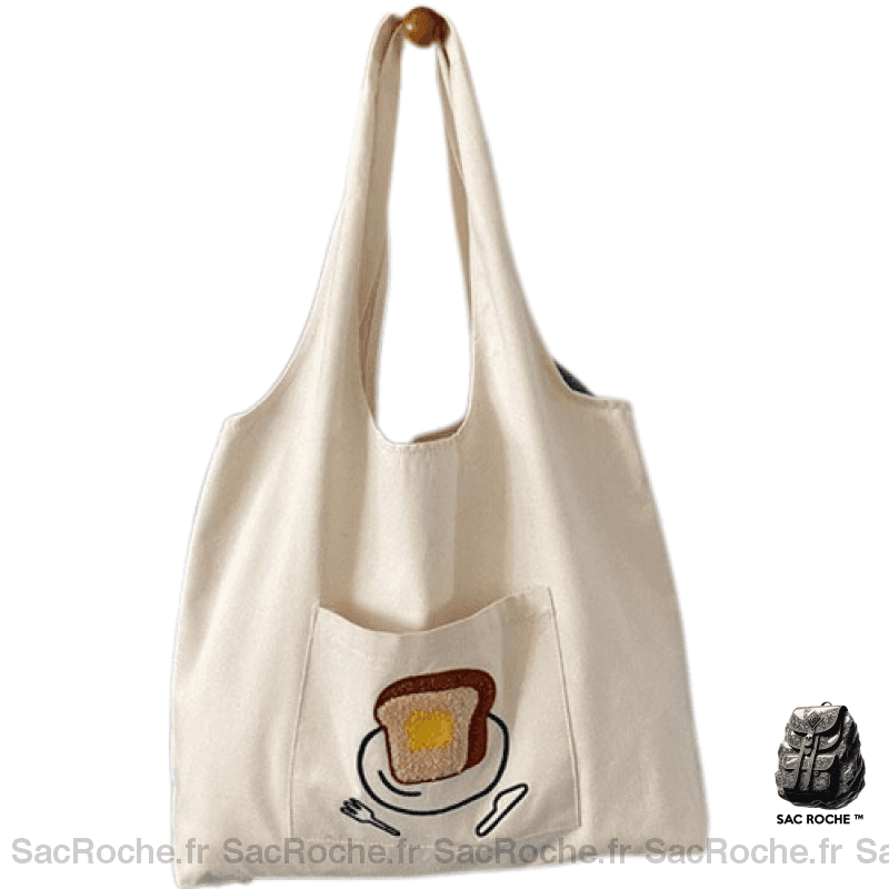 Sac Main Femme Cabas Poche 2 / 37X6X32Cm À