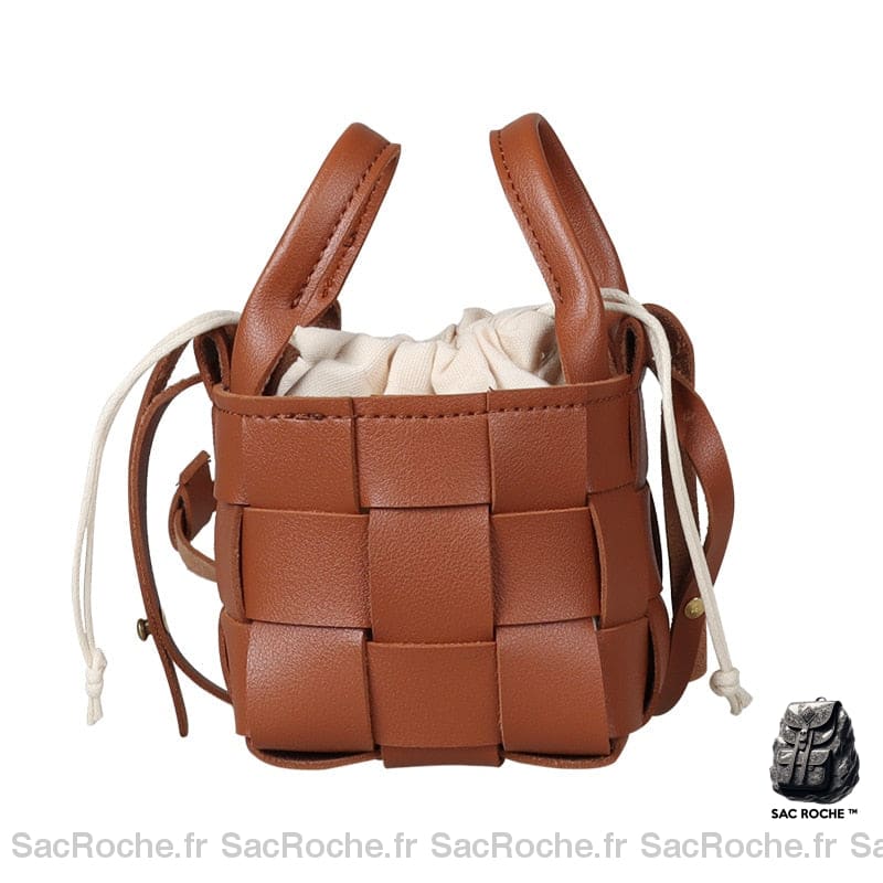 Sac Main Femme Élégant Marron À Main Femme