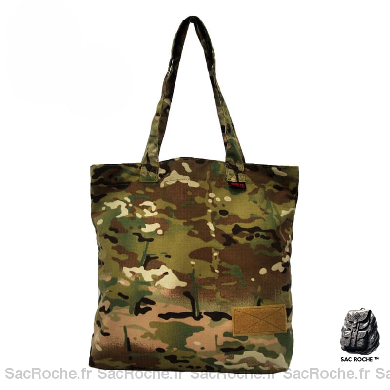 Sac Main Femme Motif Militaire 4 / 45X40Cm À