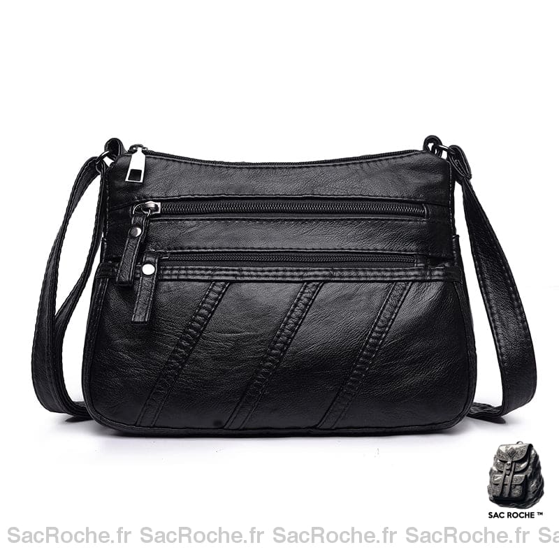 Sac Main Femme Noir Bandoulière Élégant Sac À Main Femme