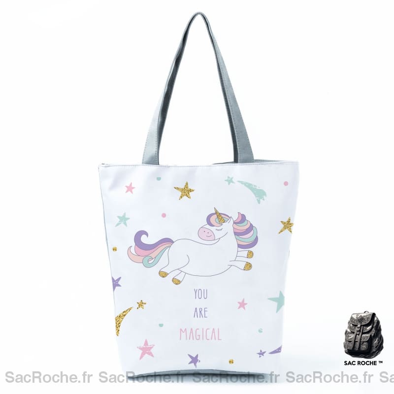 Sac Main Licorne Femme 3 / 27X38X11Cm À