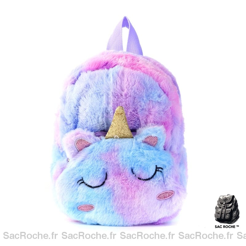 Sac Maternelle Licorne Violet À Dos Enfant