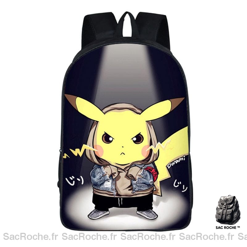 Sac Pikachu Énervé À Dos Enfant