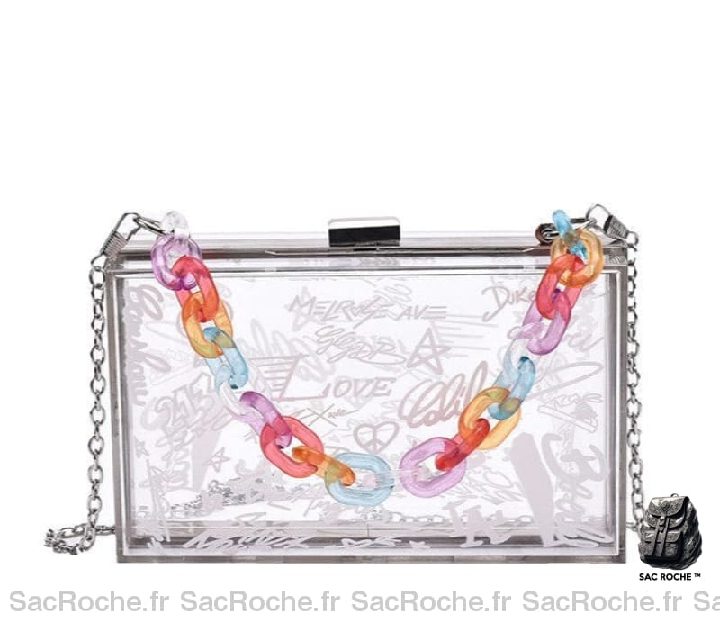 Sac Pochette Transparent Femme Sac À Main Femme