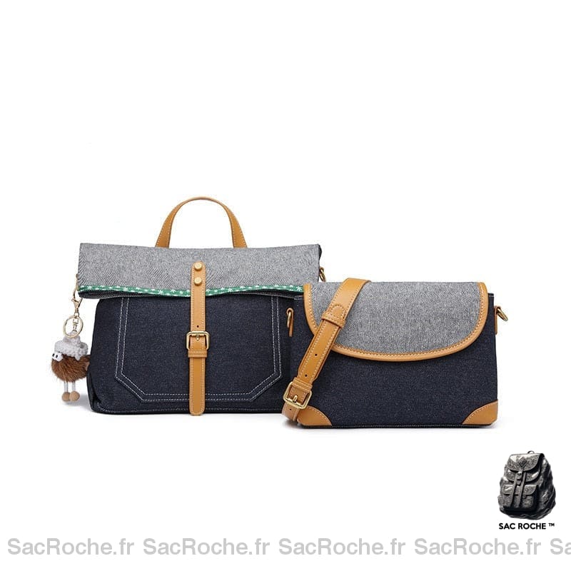 Sac Toile Femme Vintage Besace