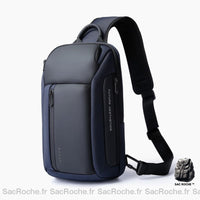 Découvrir le modèle Bleu Sacoche Bandoulière Bange Compress - modèle Bleu - Sac Roche ™