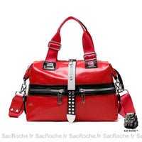 Besace Femme 2019 - Sac à dos stylé - modèle Rouge - Sac Roche ™