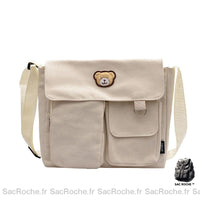 Besace femme à multiples poches - modèle Ourson - Sac Roche ™