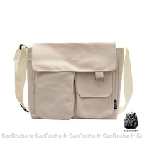 Besace femme à multiples poches - modèle Simple - Sac Roche ™