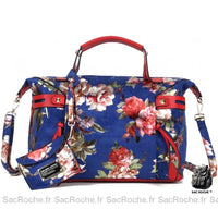 Besace Femme Cours Élégante - modèle Bleu / 35x13x29cm - Sac Roche ™