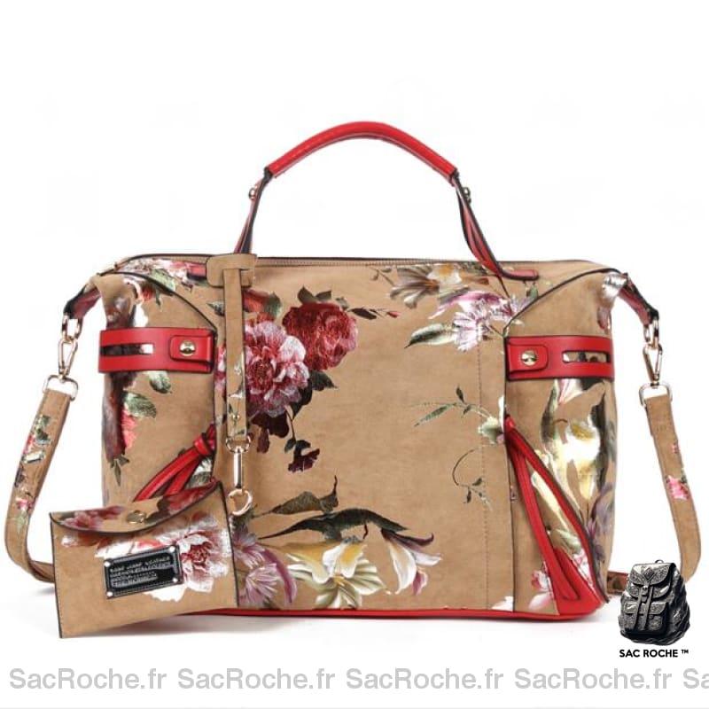 Besace Femme Cours Élégante Marron Clair / 35X13X29Cm Sac