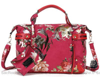Besace Femme Cours Élégante - modèle Rouge / 35x13x29cm - Sac Roche ™