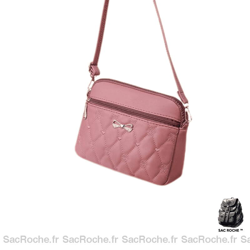Besace Femme Économique Rose / 26X7X18Cm Sac