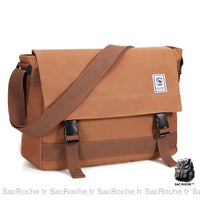 Besace Femme Marron Sac de Cours - Sac Roche ™