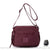 Besace Femme Multipoche - modèle Bordeaux / 15 x 21 x 13cm - Sac Roche ™