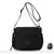 Besace Femme Multipoche - modèle Noir / 15 x 21 x 13cm - Sac Roche ™