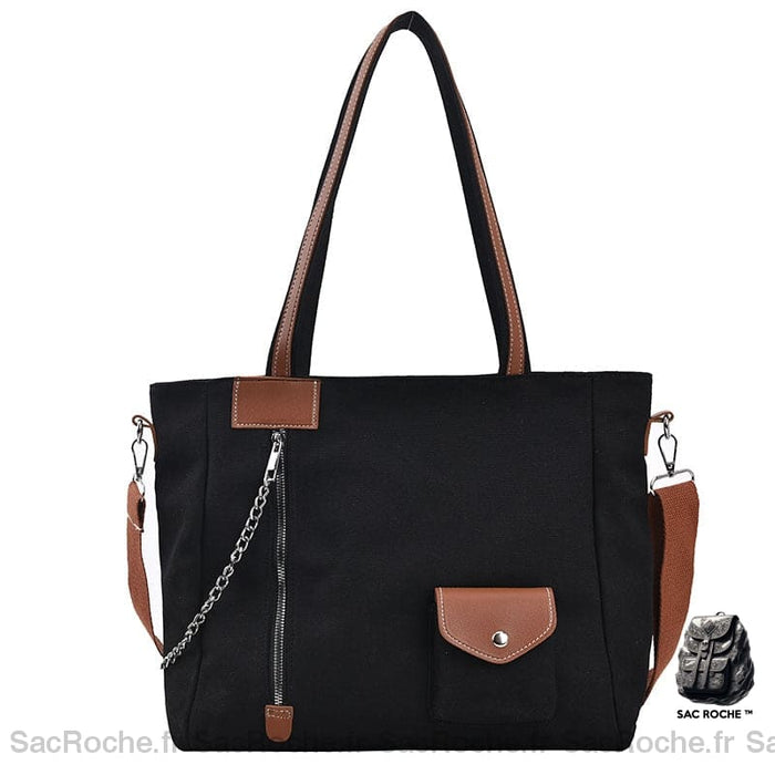 Besace Femme Noir À Prix Mini / 39X31X10Cm Sac