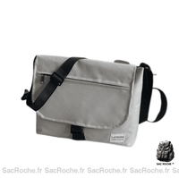 Besace femme pas cher pour ordinateur - modèle Gris / 30x10x23cm - Sac Roche ™