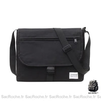 Besace femme pas cher pour ordinateur - modèle Noir / 30x10x23cm - Sac Roche ™