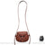 Besace Femme Promenade - modèle Marron / 14cm x5cm x13cm - Sac Roche ™
