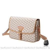 Besace Marron Foncé Femme - modèle Kaki - Sac Roche ™