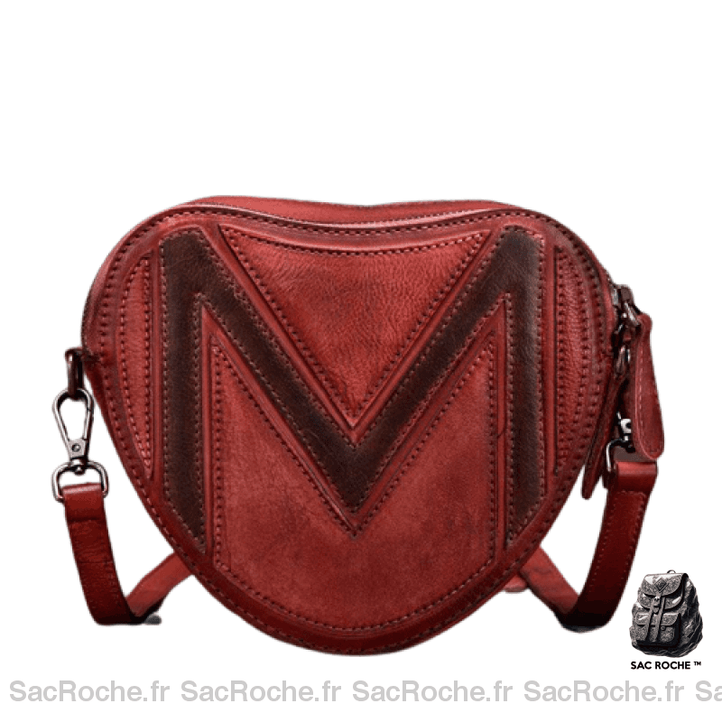 Besace Originale Pour Cours Femme Rouge Sac