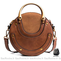 Besace Poignée Femme - Élégant Sac à Main - modèle Kaki / 16x8x16 cm - Sac Roche ™