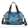 Besace Toile Femme Sac Bleu