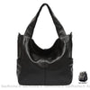 Cabas Femme Noir Élégant Et Spacieux Noir / 40X32X9Cm Sac À Main Femme