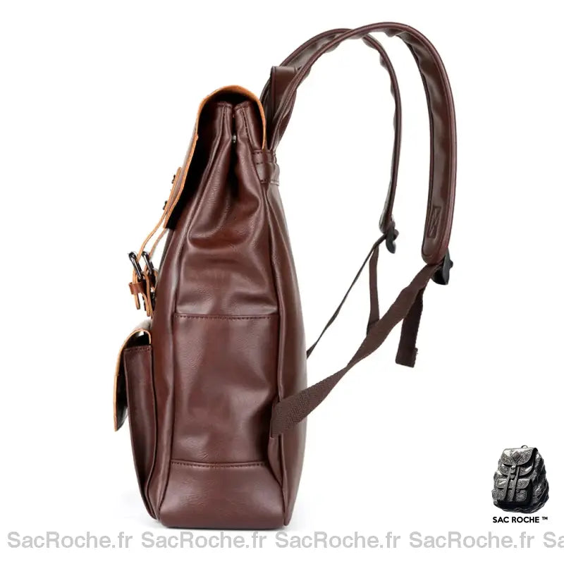 Cartable Cuir Femme Élégant Sac À Dos