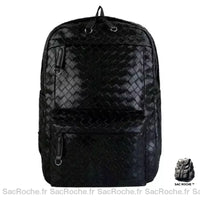 Cartable cuir homme noir école - Sac Roche ™