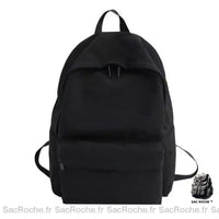 Cartable fille école décontracté - modèle Noir - Sac Roche ™