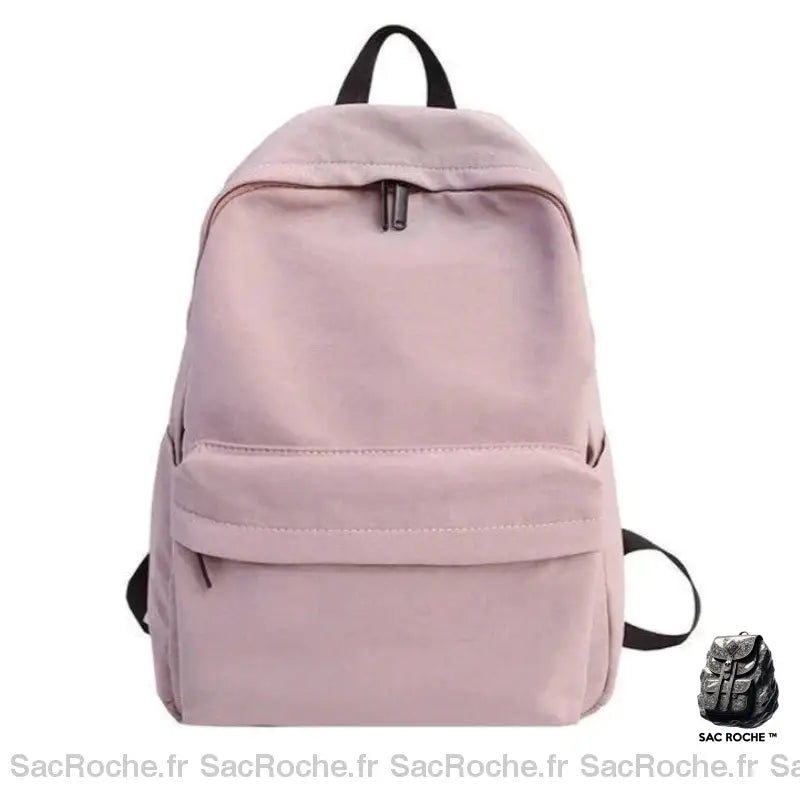 Cartable Fille École Décontracté Rose Sac À Dos Enfant