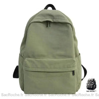 Cartable fille école décontracté - modèle Vert - Sac Roche ™