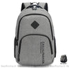 Cartable Garçon Tendance Casual Gris Sac À Dos Collège