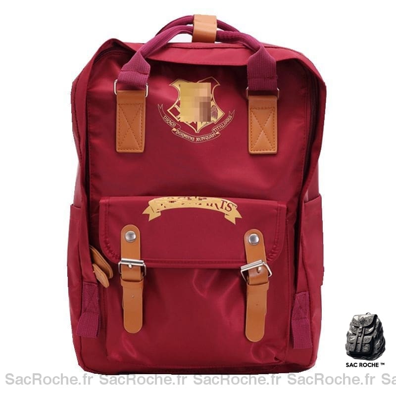 Cartable Harry Potter - Rouge - Sac à dos scolaire Sac à dos