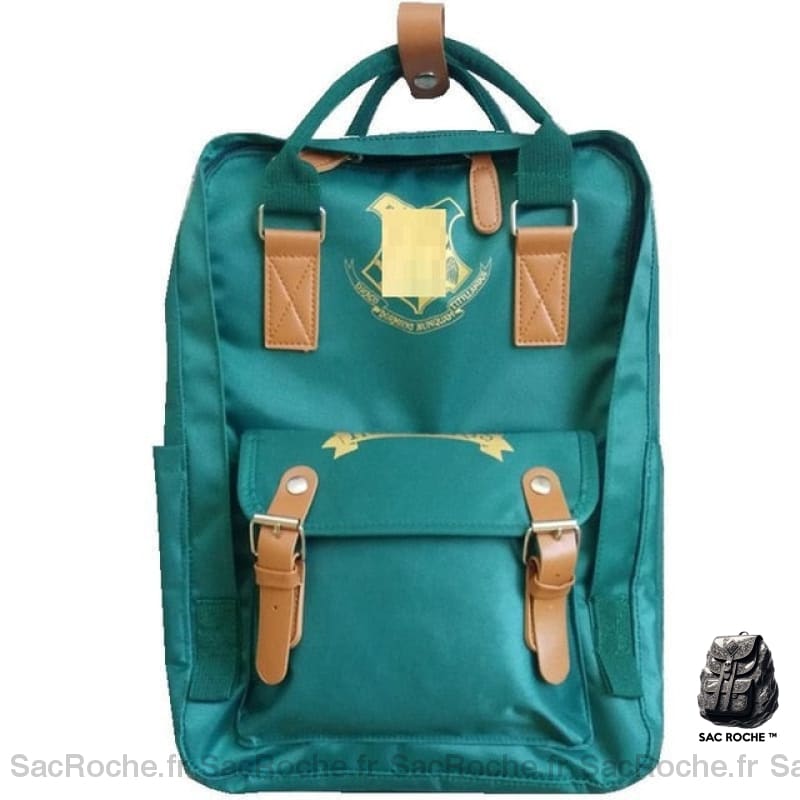 Cartable Harry Potter - Vert - Sac à dos scolaire Sac à dos