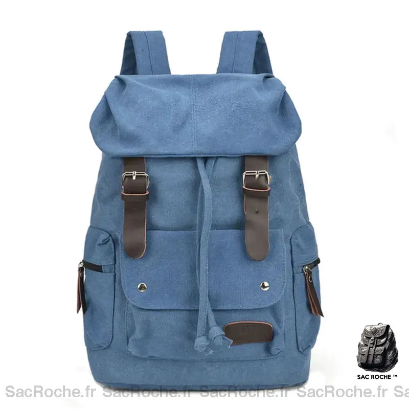 Cartable Homme Casual Bleu Sac À Dos